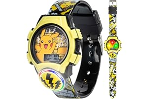 Accutime Kids Pokemon Digital LCD Quartz Watch for Boys, Girls, and Adults All Ages