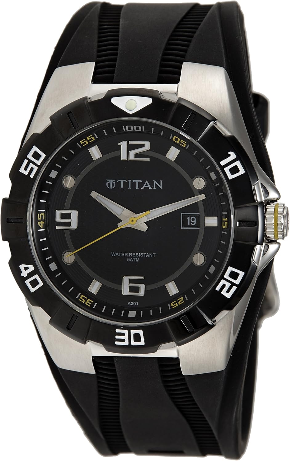 titan octane watches black