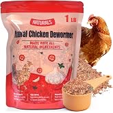 Naturals Armor Chicken Dewormer Powder, Chili Mix Wormer for Flock Poultry | 1LB Intestinal Support Herbs, Boost Egg Quality, Feather &amp; Vitality, No Egg Withdrawal, Laying Hen Safety Organic Feed