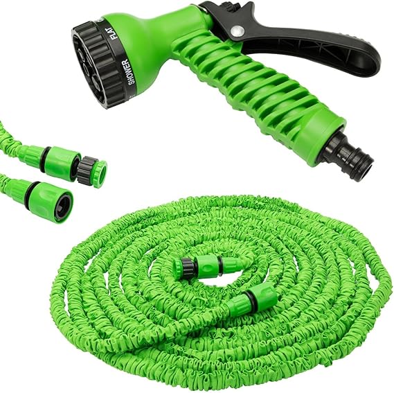 100FT / 30M 3X EXPANDABLE FLEXIBLE GARDEN WATER MAGIC HOSE with FREE