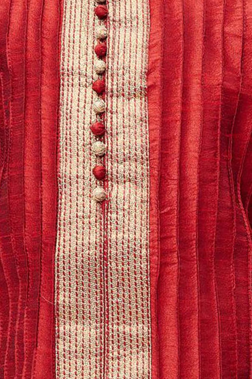 jbn creation boys cotton silk kurta and pyjama set (maroon_vasbkma003npma)