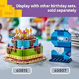 LEGO Birthday Party Cake Toy 40815 Create Candles Flowers Customisable Decor view 8