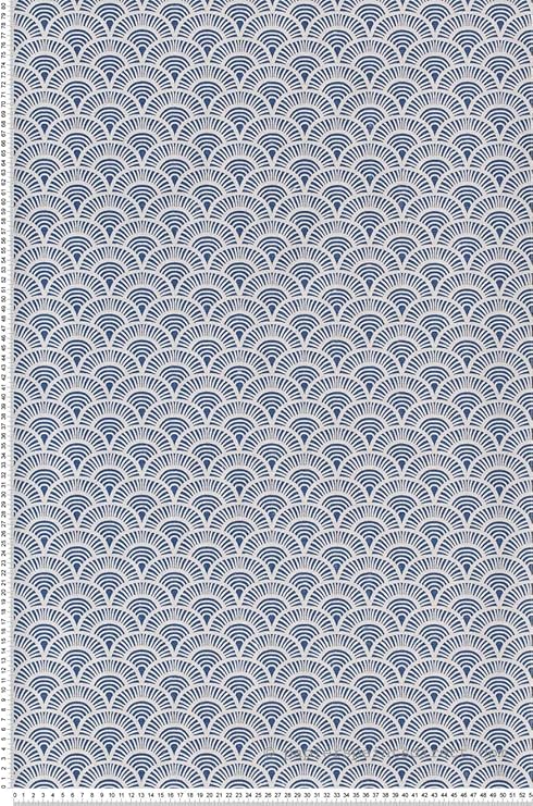 Amazon Texdecor Caselio Acapulco 不織布 フリース 素材 青海波柄 ブルー Acap Diy 工具 ガーデン