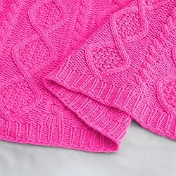 Homiest Cable Knit Throw Blanket and Pillow