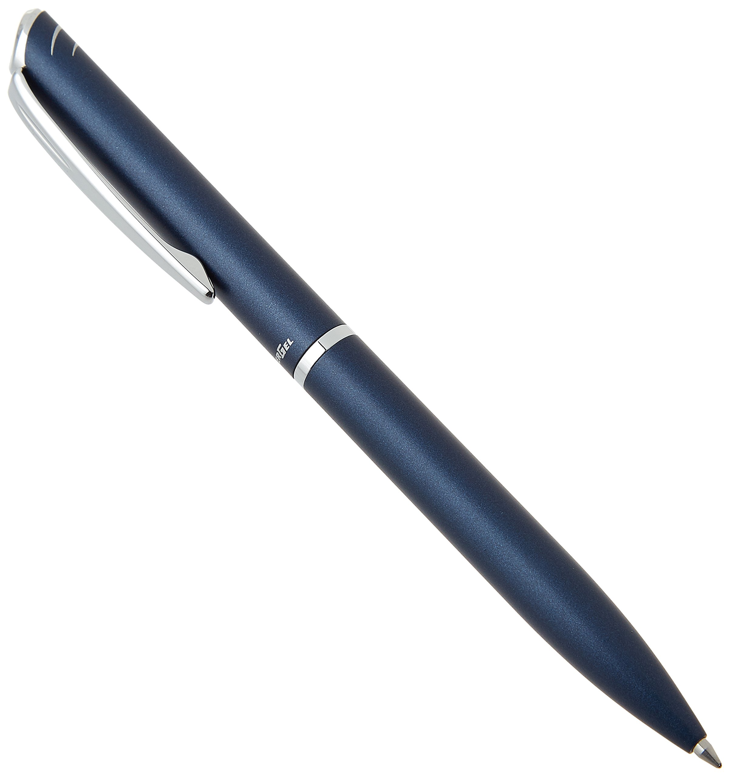 Pentel BL2007 EnerGel Philography 0.7 mm barrel metal dark blue in gift box