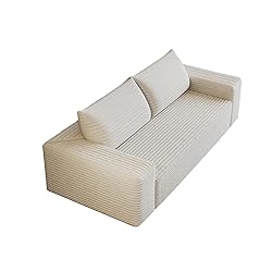63" Cloud Loveseat Boneless Sofa Couch in a Box, No
