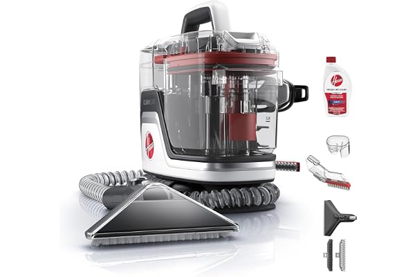 Hoover CleanSlate FH14000V Portable Carpet and Upholstery Spot Cleaner Machine with Dual Tank Technology, 40 oz Capacity, 7 I