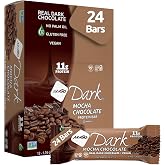 NuGo Dark Chocolate Mocha, 11g Protein Bar, Vegan, Gluten Free, Non-GMO, Kosher Pareve, 24 Count