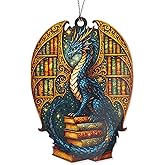 Funny Christmas Ornaments - Book Ornament - Fantasy Gifts for Women - Book Ornaments for Christmas Tree - Fantasy Merch - Xmas Ornaments for Tree - Christmas Ornament 2025