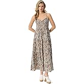 Jessica Simpson Women's Bronte Sweetheart Neck Empire Waist 3-Tiered Maxi Dress Standard