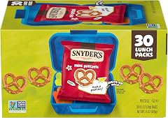 Snyder's of Hanover Back to School Mini Pretzels, 30 Count 0.5 Oz