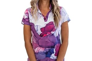 YATTA GOLF Premium Golf Polo Shirts for Women - Lightweight, Quick Dry, Wrinkle Resistant & Moisture Wicking Golf Outfits