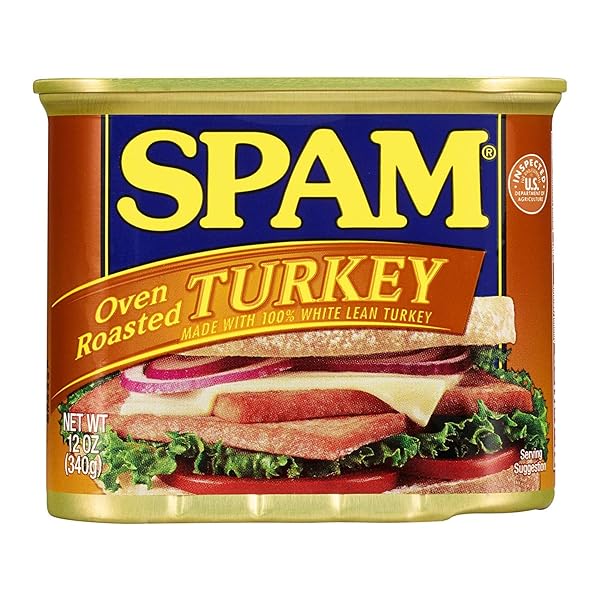 SPAM OVEN ROASTED TURKEY, 12 OUNCE CAN
