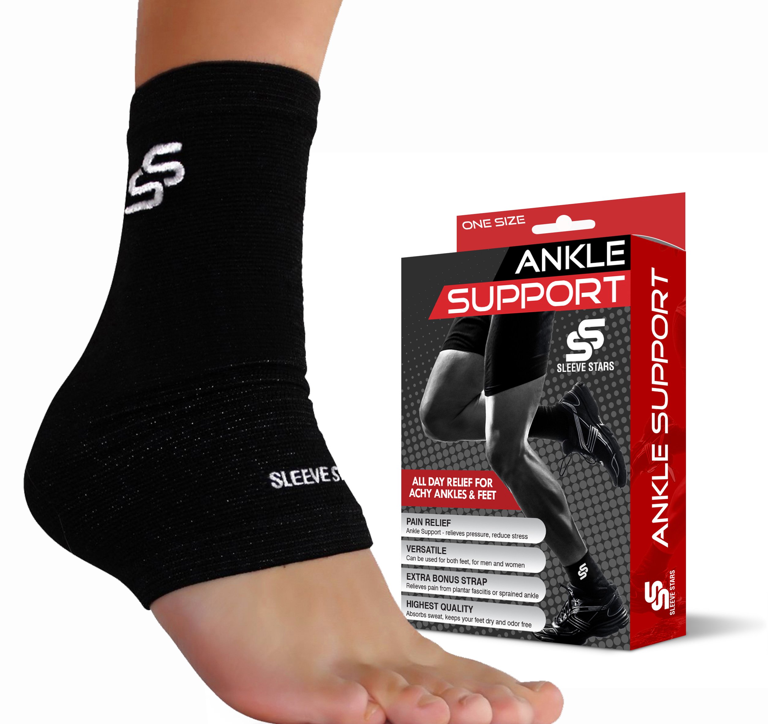 Sleeve Stars Professional Plantar Fasciitis Foot Sleeve with
