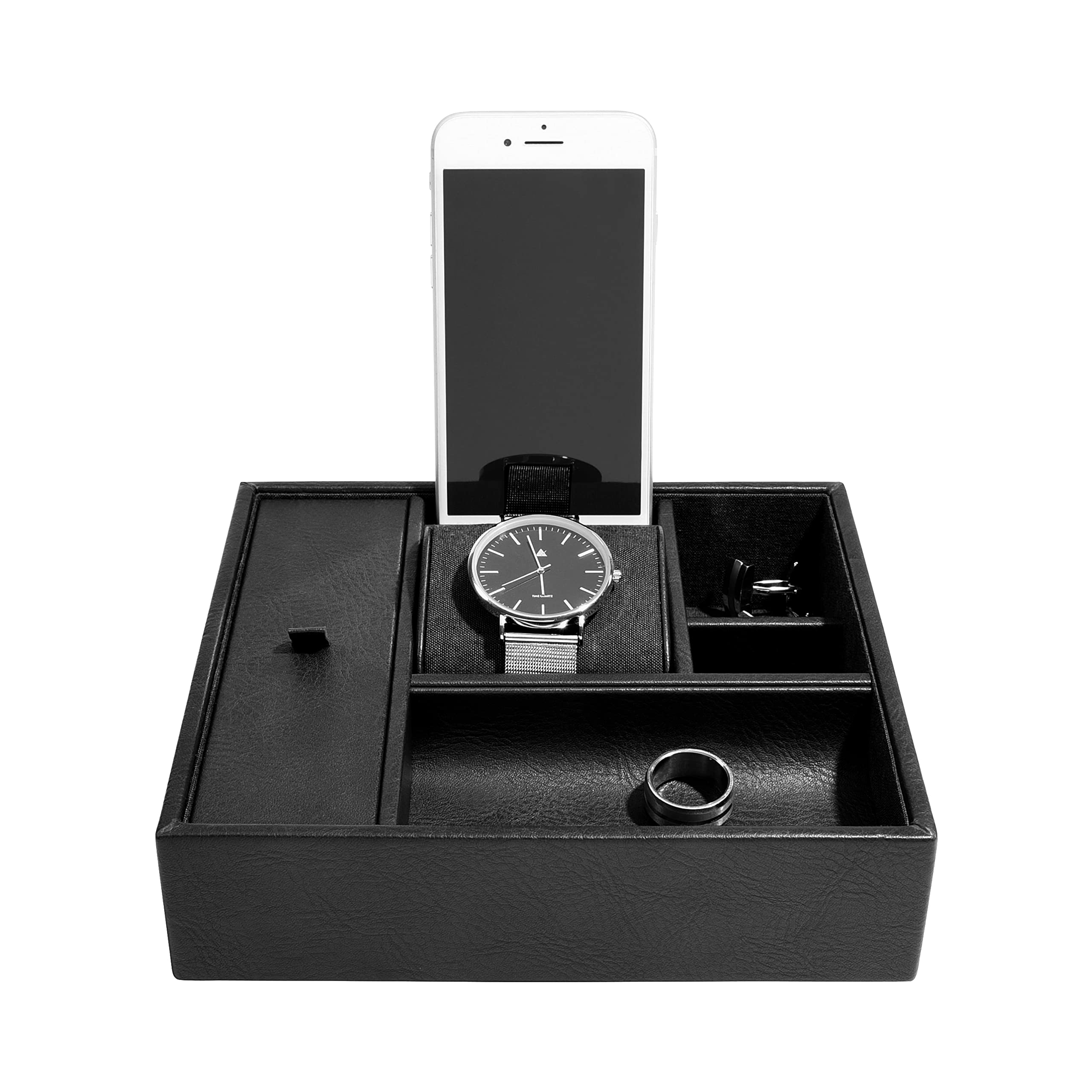 Stackers Mens Black Large Tech Hub