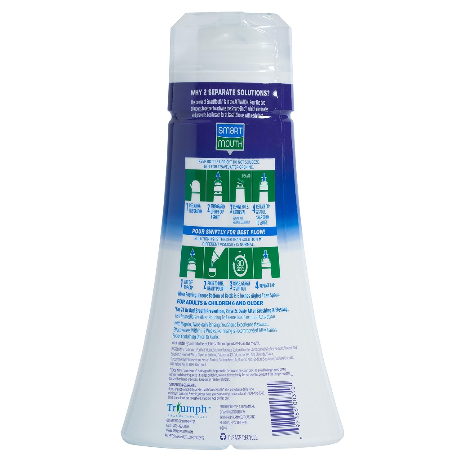 SmartMouth Dry Mouth Rehydrating Oral Rinse and Dry Mouth Relief Mints, Soothing Mint: Beauty