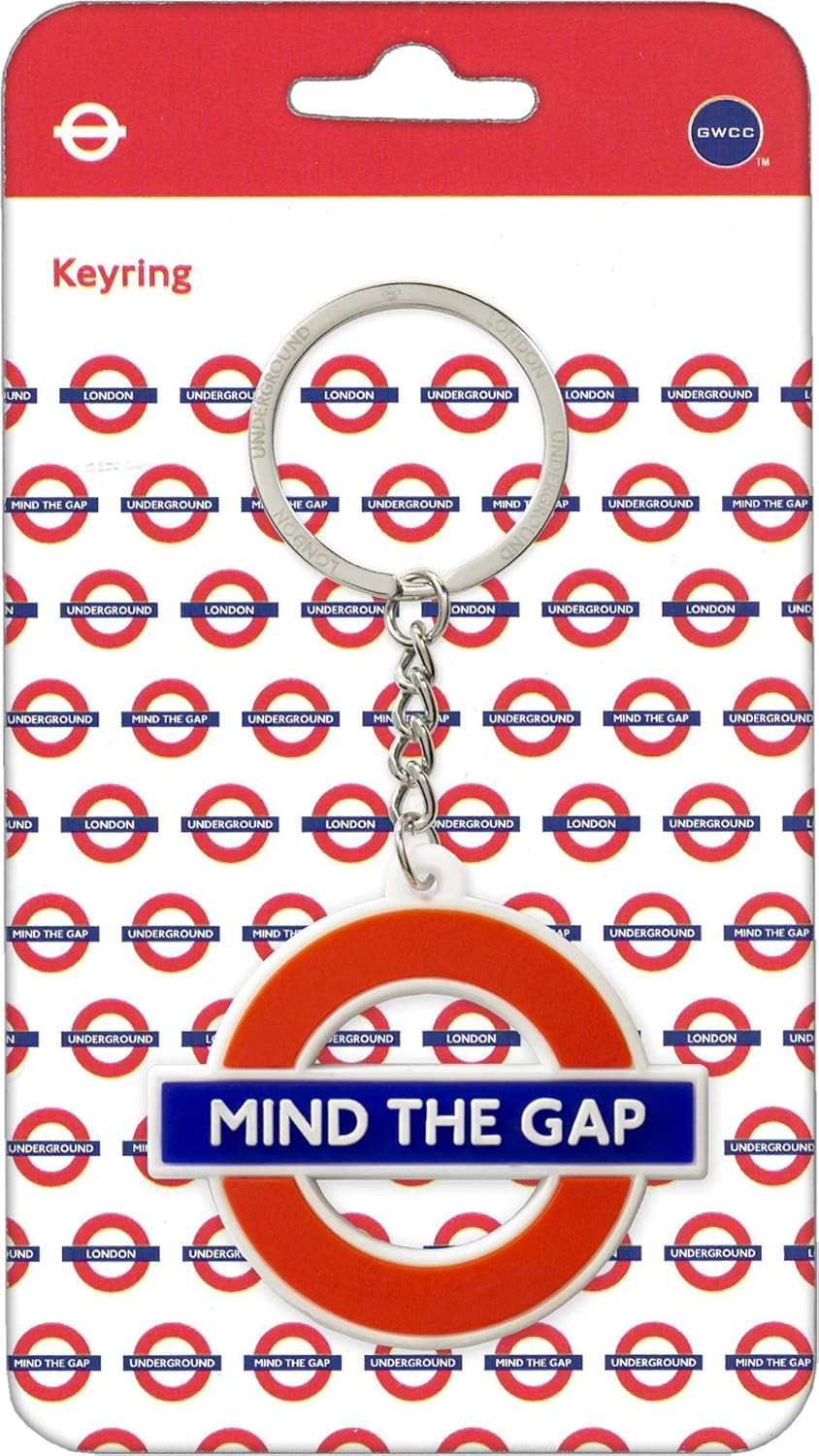 TFL™2005 Official Licensed London Underground Ductile Mind The Gap™ Keyring, White - Image 5