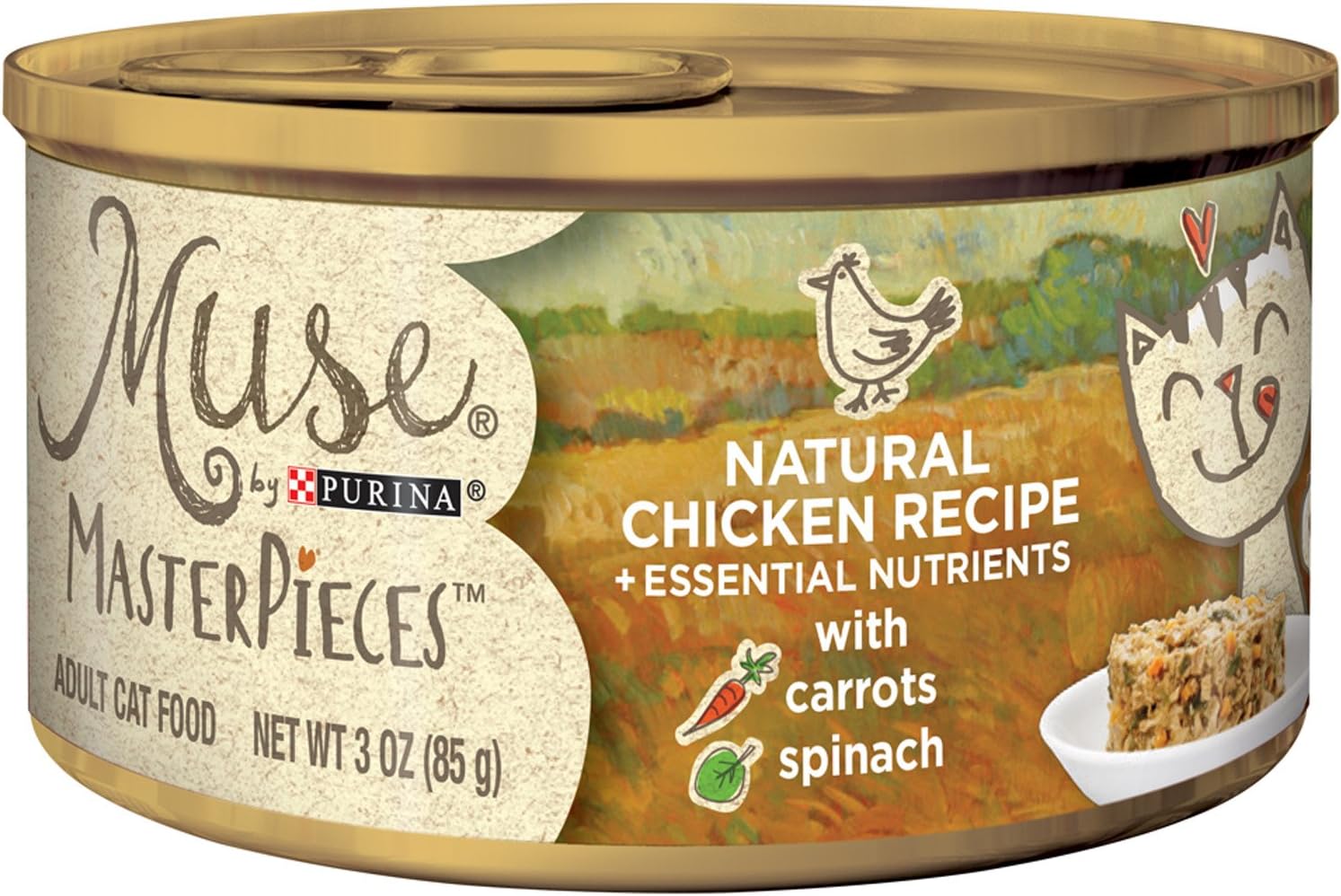 Muse by Purina MasterPieces Natural Recipes Wet Cat Food