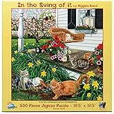 SUNSOUT INC - in The Swing of It - 500 pc Jigsaw Puzzle by Artist: Higgins Bond - Finished Size 19" x 19" - MPN# 75449