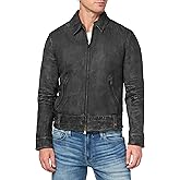 John Varvatos mens Sorcha Leather Jacket