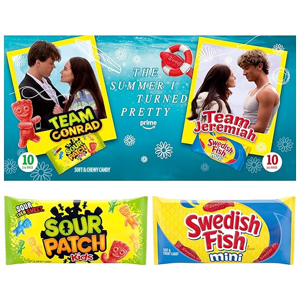 SOUR PATCH KIDS AND SWEDISH FISH MINI THE...
