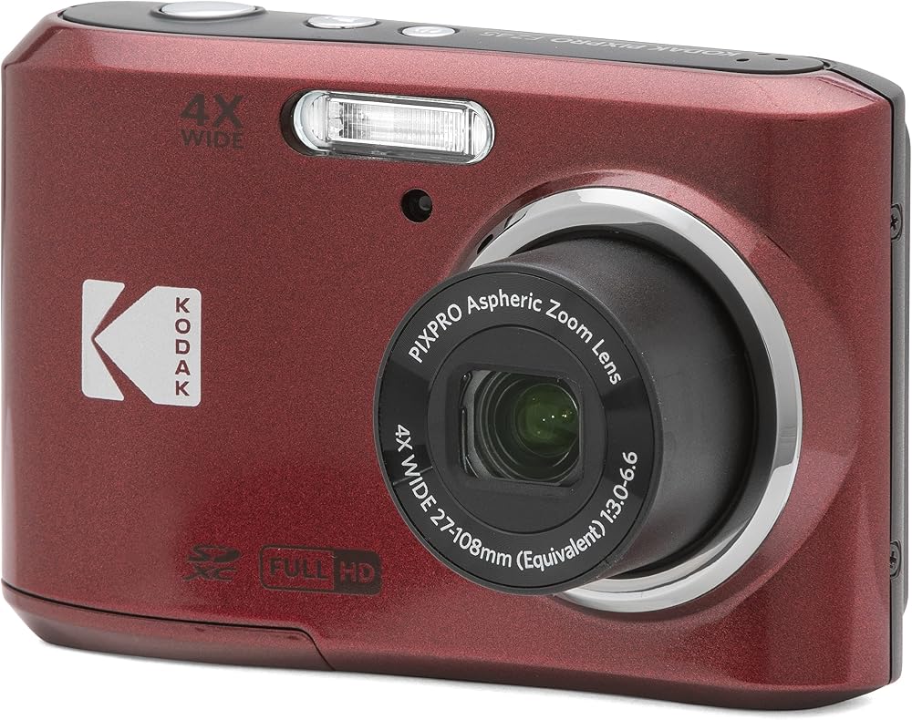 Kodak Friendly Zoom FZ45 Compact Camera 16MP 4x Optical Zoom Red