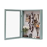 DEMAIKE 8x10 Shadow Box Frame with Linen Back, Wood