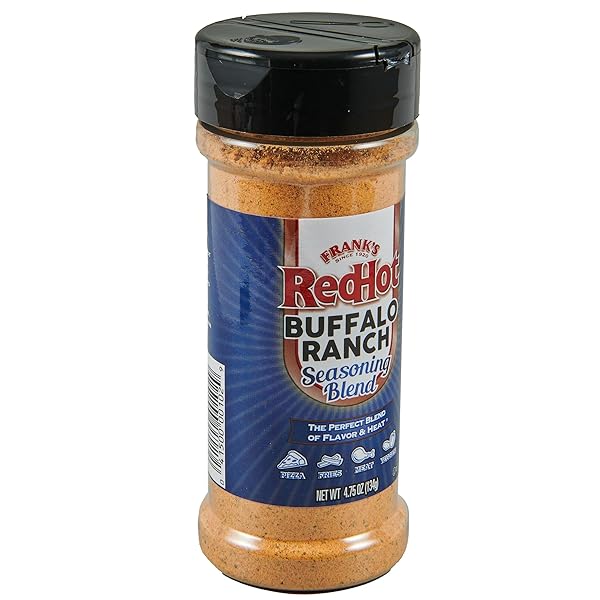 FRANK’S REDHOT BUFFALO RANCH SEASONING BLEND, 4.75 OZ