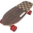 Kryptonics 19" Stubby Cruiser Skateboard – Lightweight 7-Ply Maple Deck, Smooth Polyurethane Wheels, Durable Design for Ages 6+, Cali Authentic Black