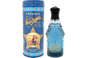 Gianni Versace Versus Blue Jeans for Men, Eau De toilette Spray, 2.5-Ounce