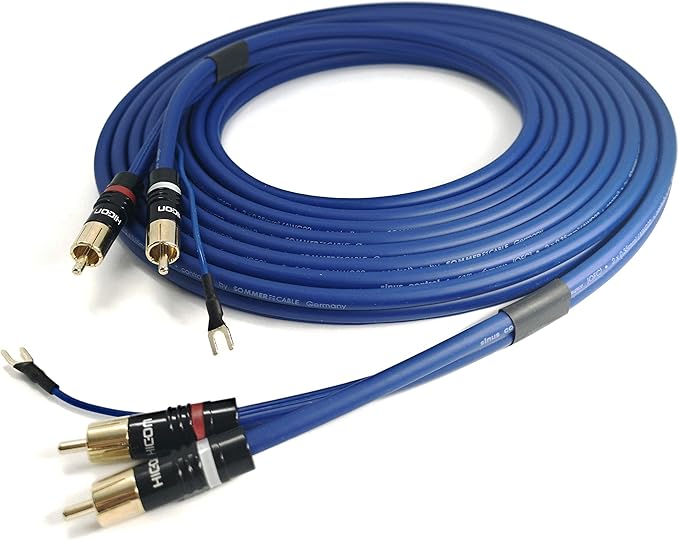 RCA NF / Phono Turntable Cable 6m 2 x 0,35mm² "SINUS Amazon.co.uk