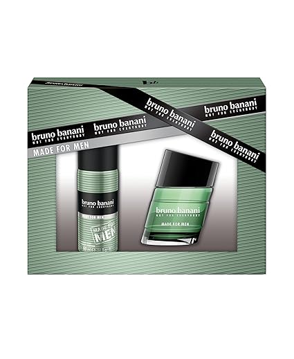 bruno banani Made for Men Duftset Eau de Toilette + Deo Body Spray, 80 ml