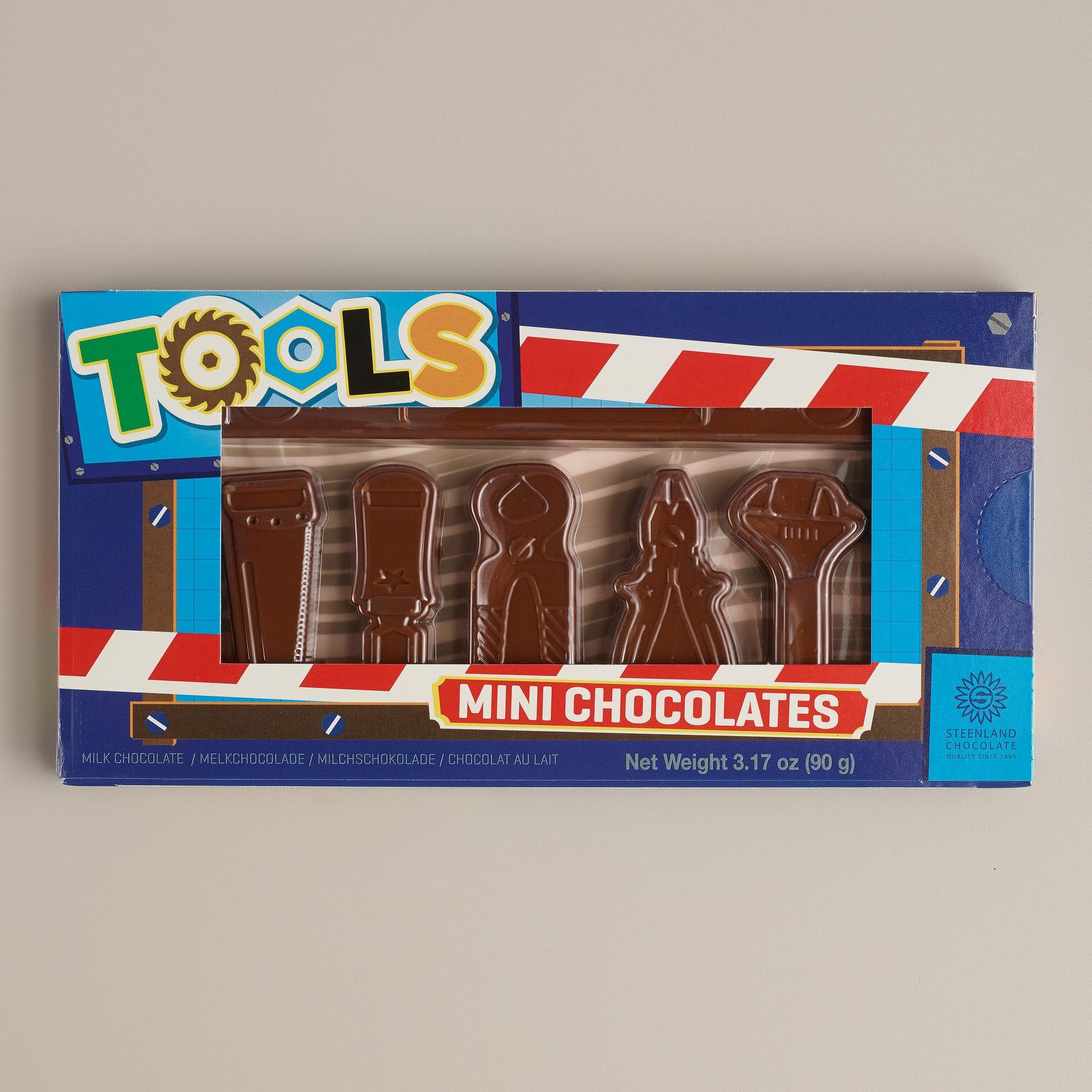 Tools set of mini shaped chocolates ideal stocking filler Secret Santa 90g