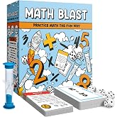 Math Blast! Cool Math Games for Kids 8-12 - Fun Educational Mental Math Game for Home &amp; Classroom - Practice Math the Fun Way