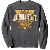 Arizona State Sun Devils Retro Triblock Officially Licensed Sweatshirt