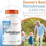 Doctor's Best Nattokinase 2000 FU 270 Vegan Capsules Lab Tested Gluten Free view 3