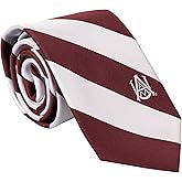 Desert Cactus Alabama A&M University Neck Tie AAMU Bulldogs 100% Polyester Necktie with Logo, Officially Licensed (Style A)