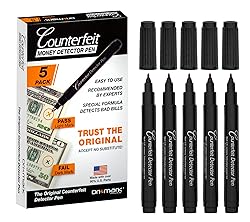 Dri Mark CFD5PK Counterfeit Bill Detector Marker