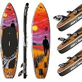 iTAOSTAR Novelty N26-Dare to Be Different, 11'6x35, Paddle Board w/All Gear | More balance w/long &amp; wide board; More charming graphic; More fun w/5 fins; More lively w/camera mount &amp; flag; Full gear