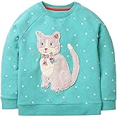 Bumeex Toddler Girl Sweatshirt Clothes Outfit,Cotton Crewneck Christmas Clothing