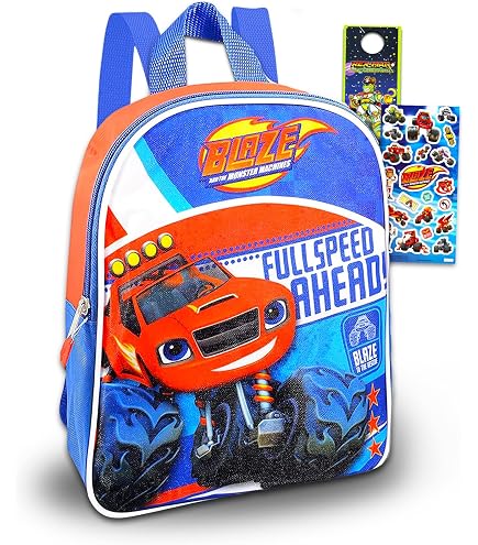 blaze and the monster machines mini backpack w Adjustable Straps Bundle Kbndieu Crossbody Sling Backpack cf-type-metal-casting-jig This awesome backpack and Colour:Green Spatterback Glow With Green LED Light Double Flash