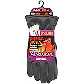 Polar Extreme Women's Thermal Winter Knit Gloves, Guantes – Warm, Windproof, and Soft Fleece Lined for Cold Weather