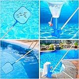 S-Union Pool Cleaning Kit Vacuum Cleaner with 5 Pole & Pool Net view 3