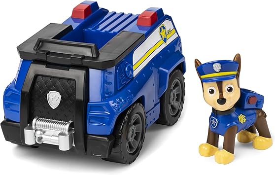 Paw Patrol 6054118 Jeu Enfant Véhicule Figurine Chase La Pat Patrouille