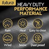 Futura Premium Rectangular Garden Furniture Cover 200x160x70cm 600D view 7