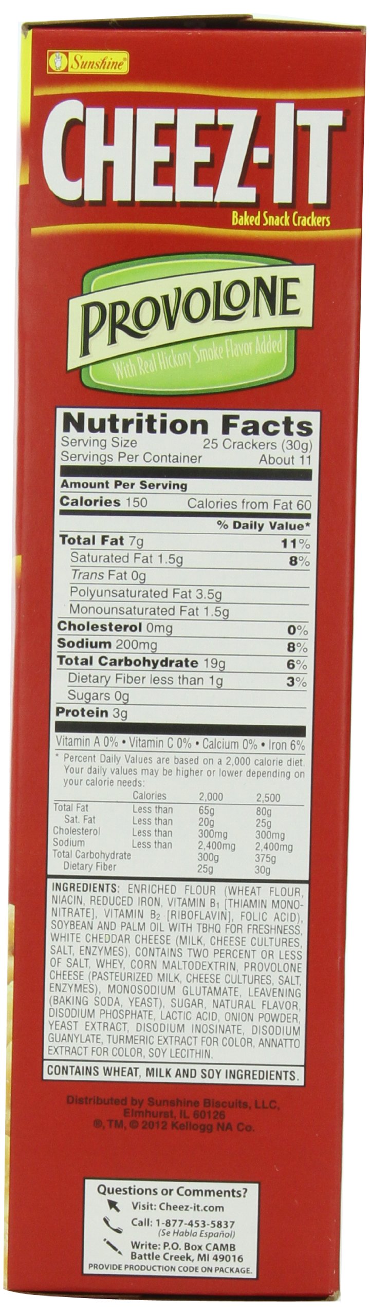 CheezIt Crackers, Smokey Provolone, 12.4 Ounce on Galleon Philippines