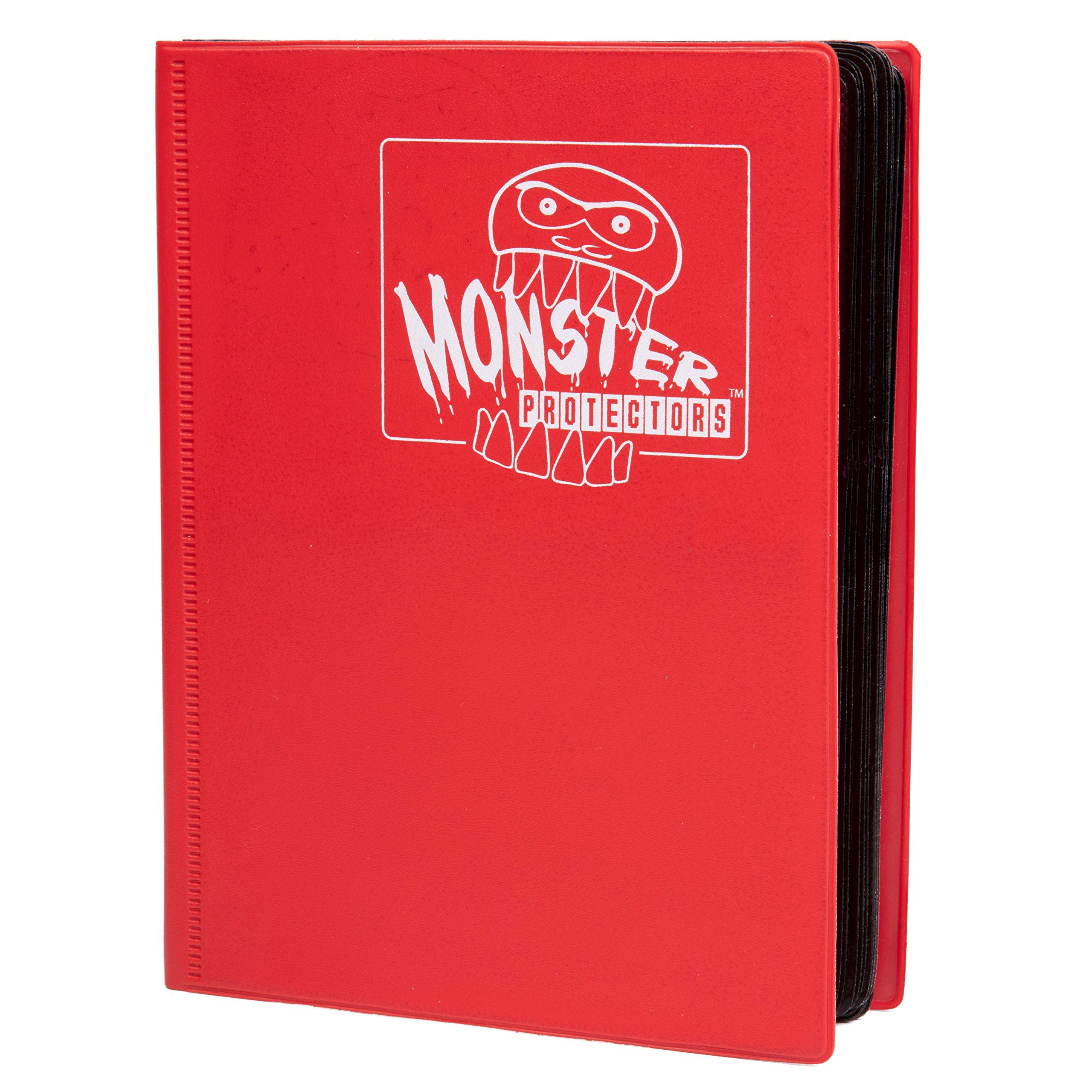 Monster Binder 4 Pocket Trading Card Album Matte Red Anti | Desertcart Fiji