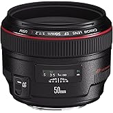 Canon EF 50mm f/1.2L USM Ultra-Fast Standard AutoFocus Lens - International Version (No Warranty)