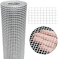 Hardware Cloth 20'' x 10' 1/4 in Galvanized Wire Mesh Roll (23 GA) Chicken Wire Fence Roll for Chicken Pen/coop Fences, Screen mesh, Rabbit/Snake...