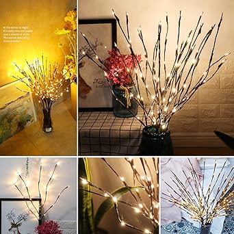 Buy Iseasy Led Branches Battery Powered Decorative Lights Tall